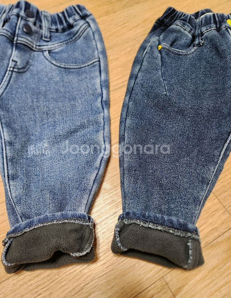 기모 본딩청바지 5호 배기핏 스판력 최고!--0