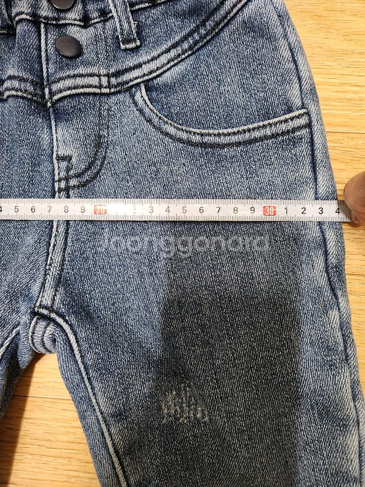 기모 본딩청바지 5호 배기핏 스판력 최고!--3