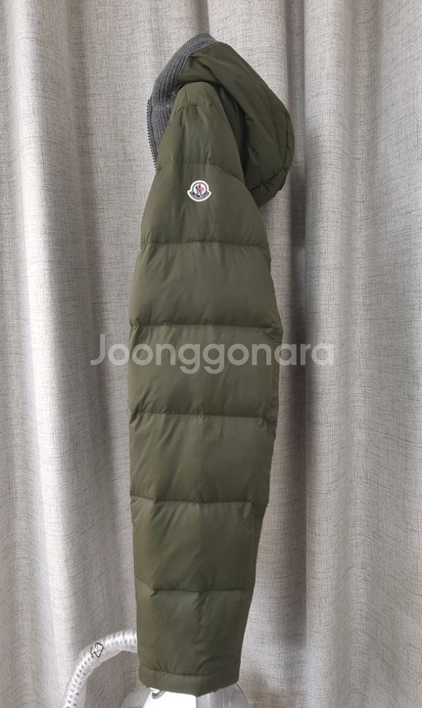 몽클레어 구스 후드패딩 카키 XL 제품--3