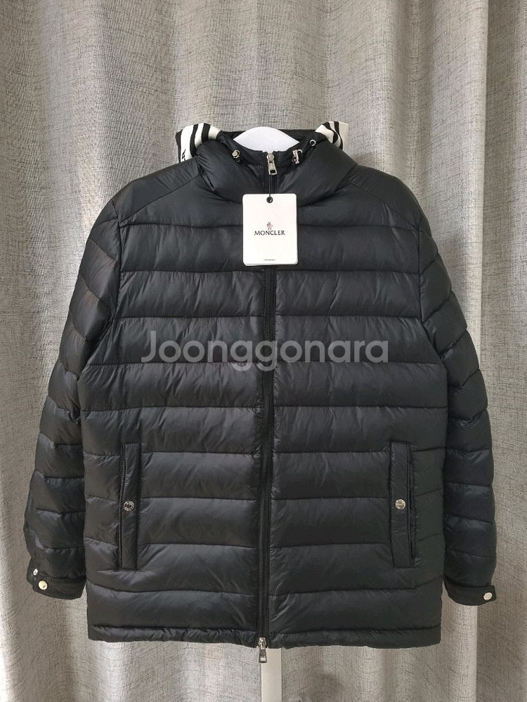 몽클레어 구스 후드패딩 블랙 XL, 2XL 새제품--1