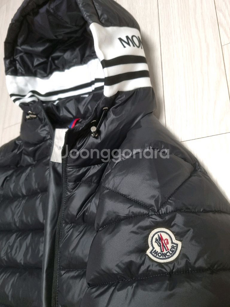 몽클레어 구스 후드패딩 블랙 XL, 2XL 새제품--7