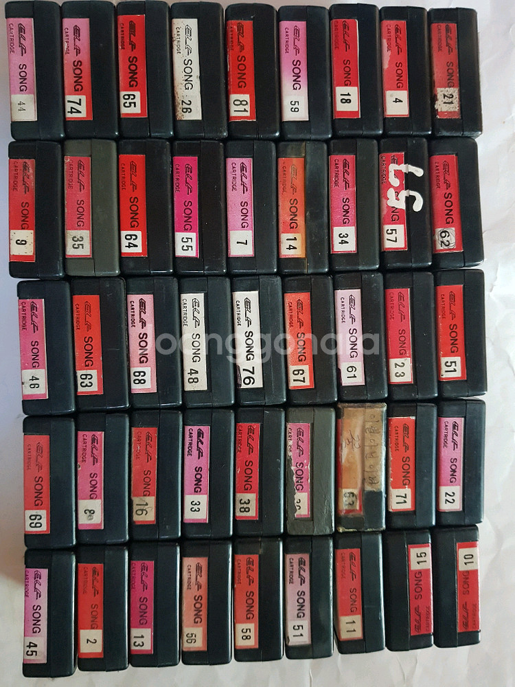 노래방팩45개 ELF SONG CARTRIDGE(전부다--0
