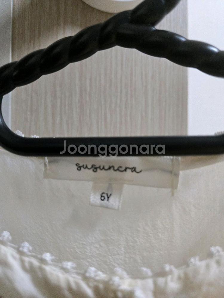 슈슈앤크라 꽃자수원피스 6y--5