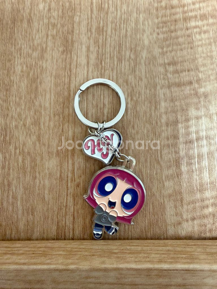 뉴진스 njz 하니 메탈 키링--0