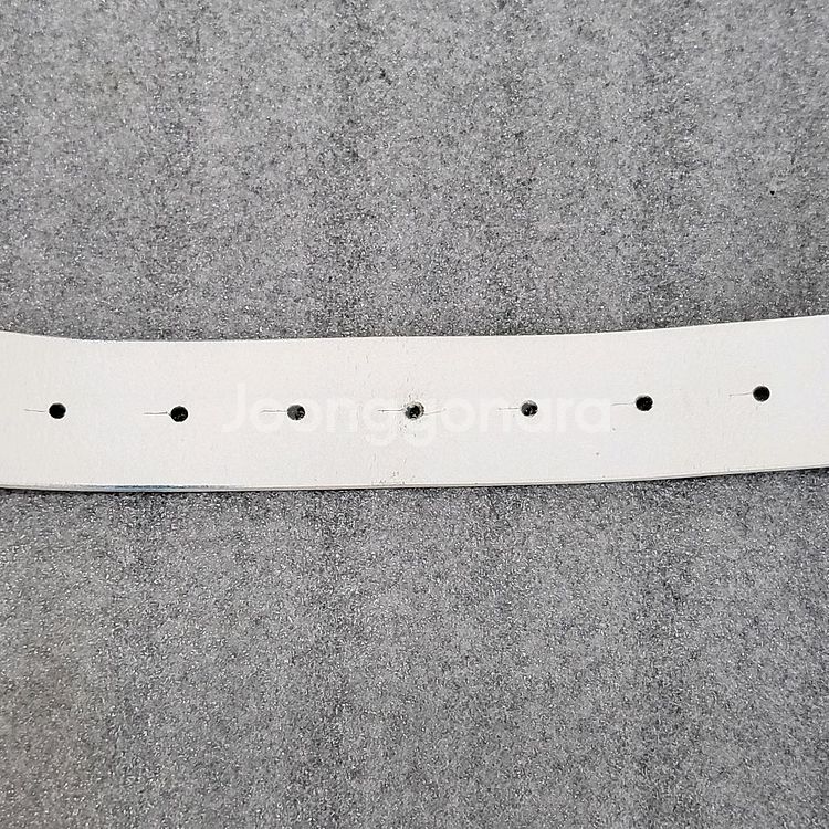 PXG 골프 가죽벨트 화이트 총 길이 103cm--8