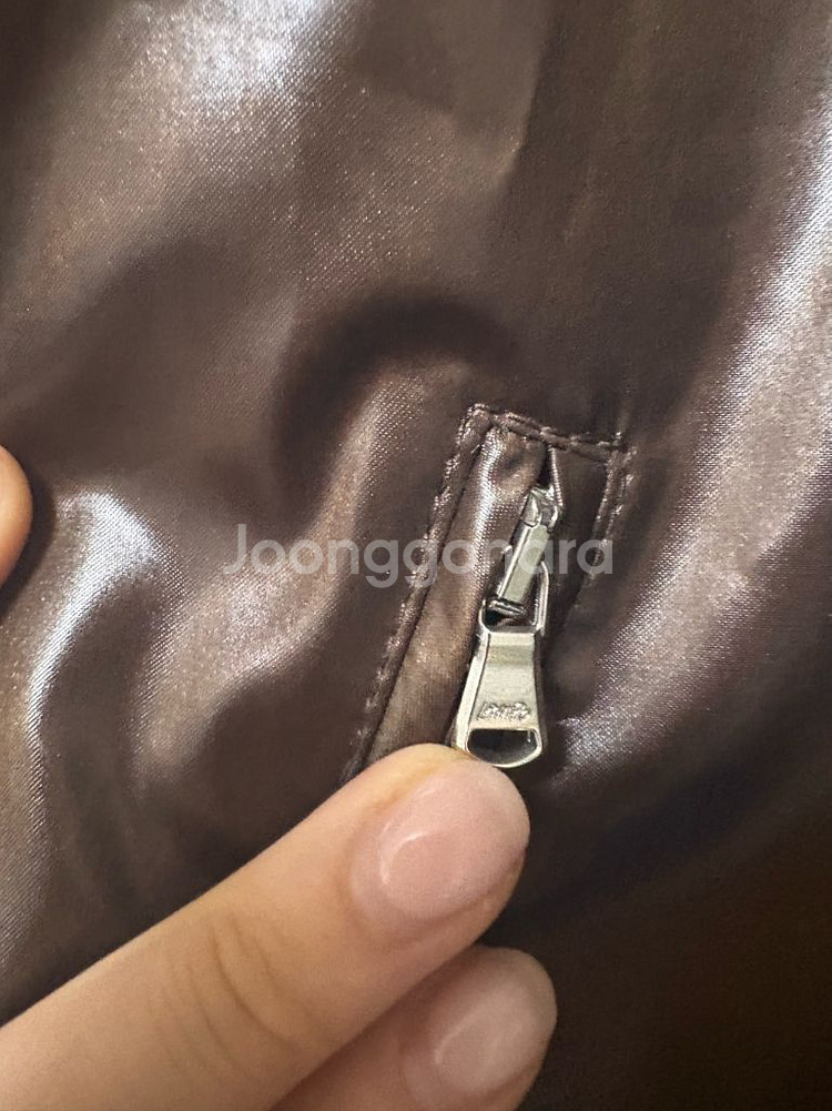 타임 샘플 인조 가죽 자켓--2