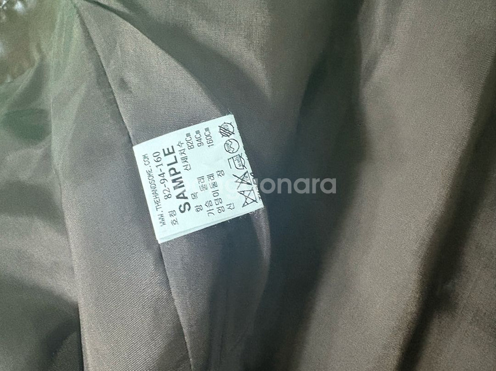 타임 샘플 인조 가죽 자켓--4