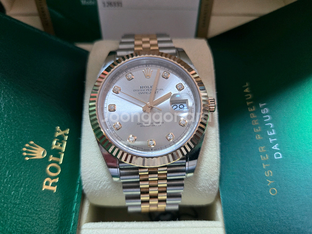 롤렉스 데이데이트 41mm 썬더스트10포인트--1