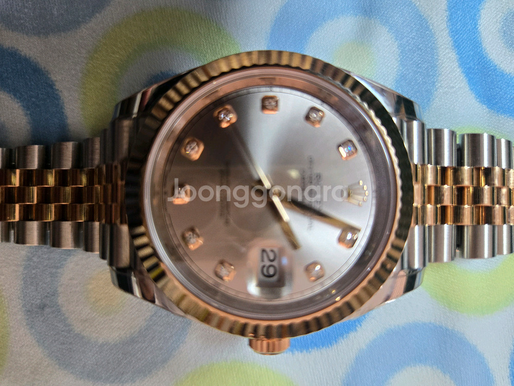 롤렉스 데이데이트 41mm 썬더스트10포인트--3