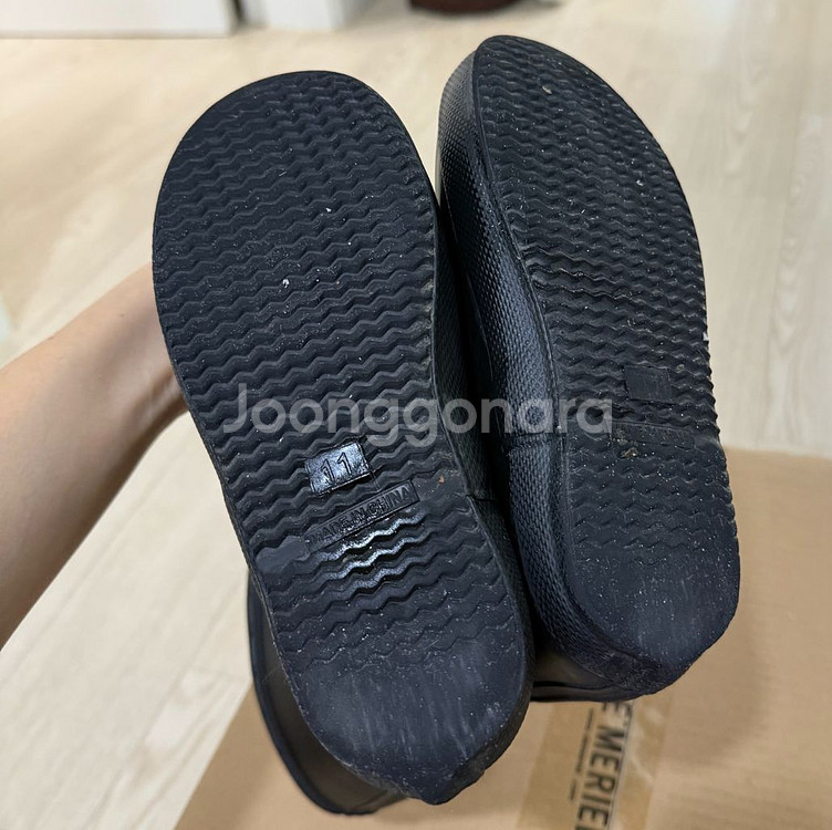 헌터 레인부츠 무광 블랙 UK11--2