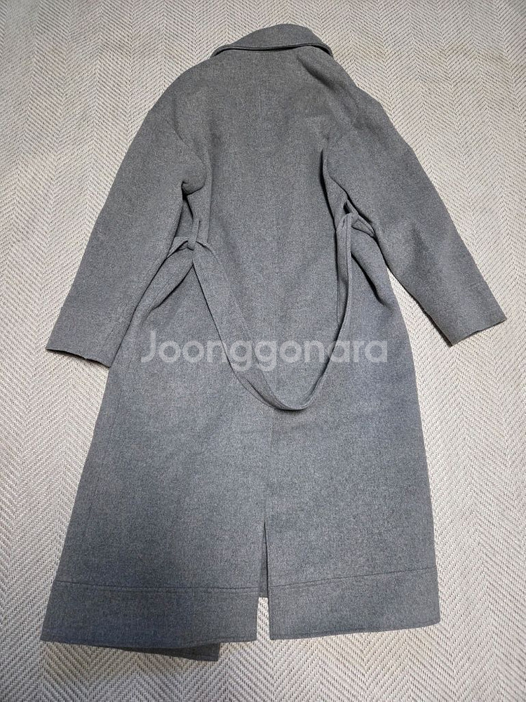 그레이 롱코트 free사이즈--1