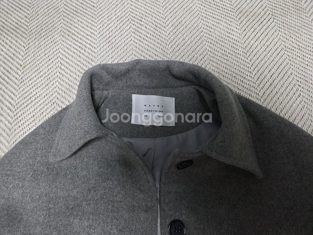 그레이 롱코트 free사이즈--2