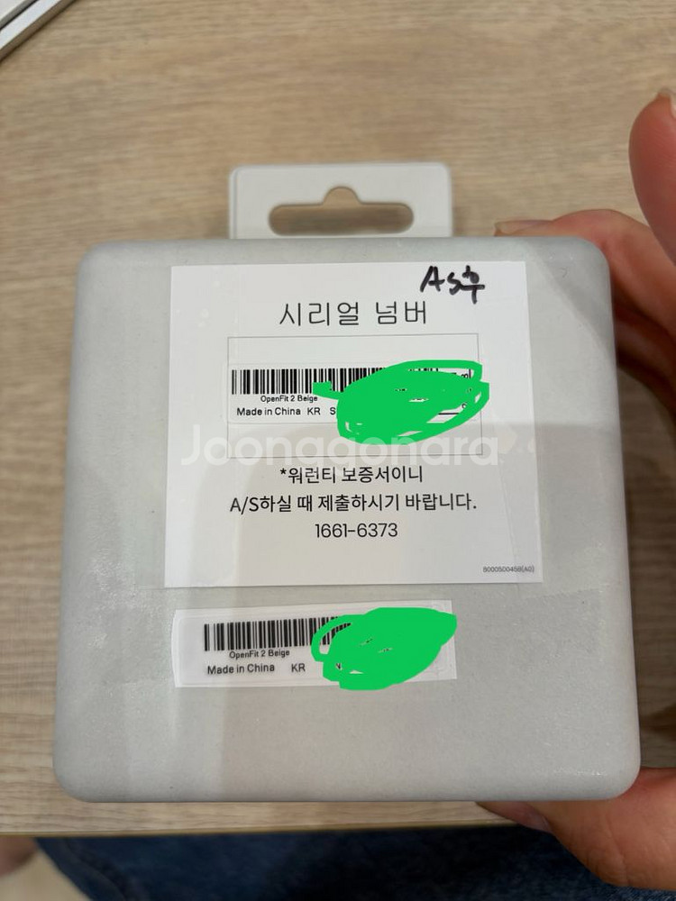 샥즈 오픈핏2 완전새것 9월새상품교체--3