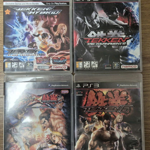 플스3(PS3) 철권 4종 일괄 판매합니다.