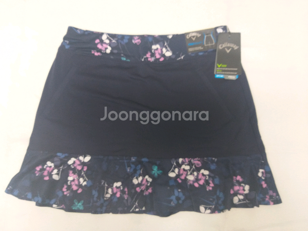 캘러웨이 정품 여성용 버터플라이 프린트 러플 골프 스코--1