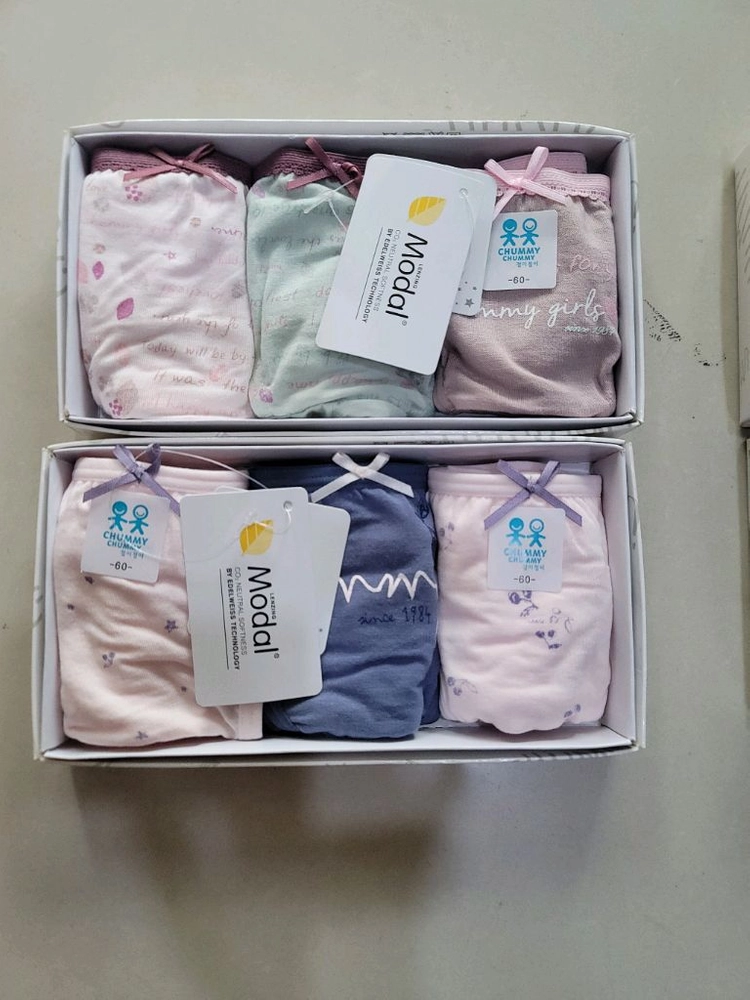 첨이첨이 여아모달삼각팬티 3매입 총2박스 새상품 이미지