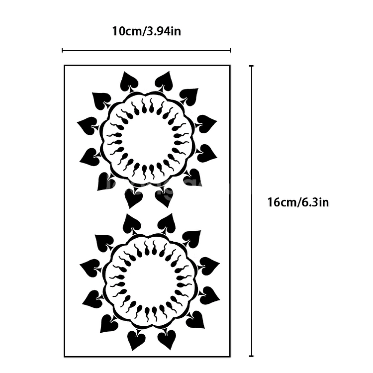 가슴 타투 스티커 할로윈--1