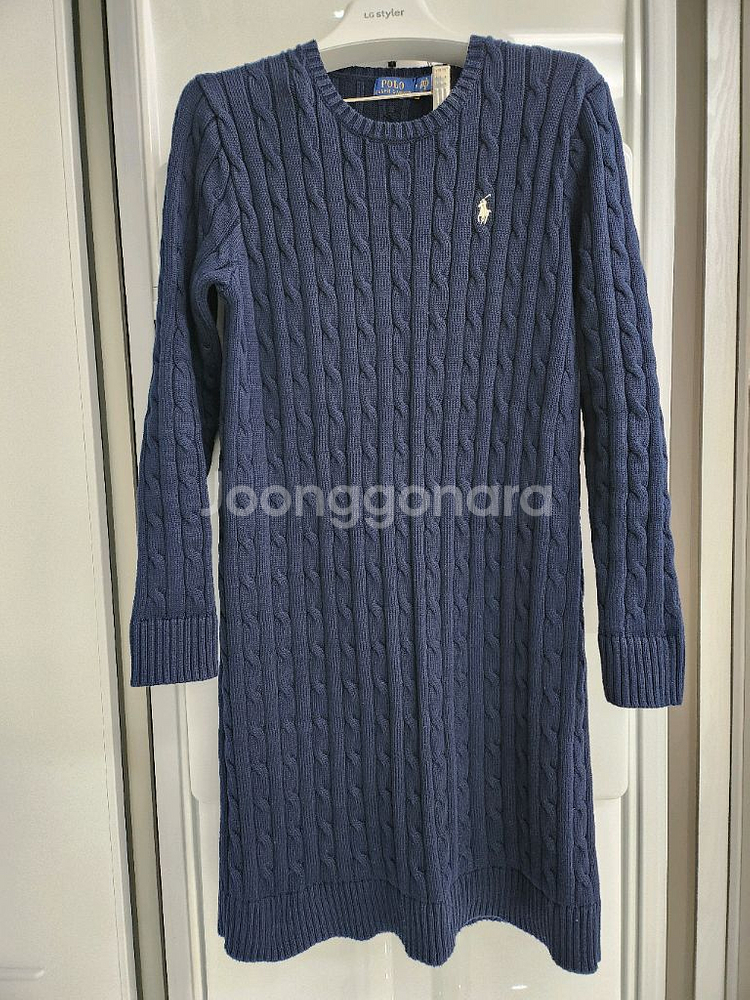 폴로 랄프로렌 여자 꽈배기 원피스 M 55-66 택포--1
