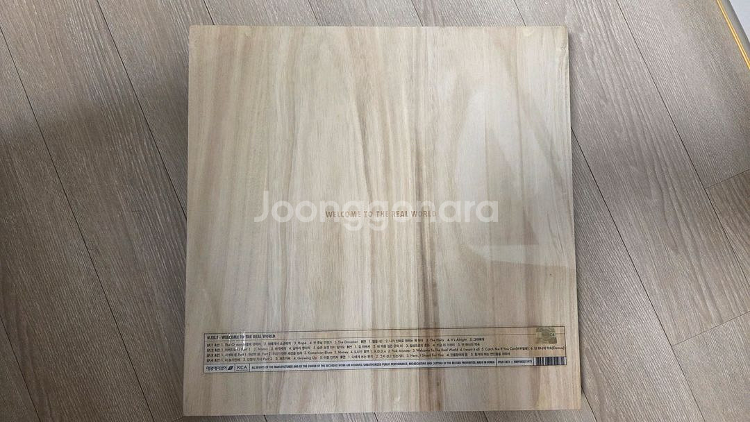 신해철 welcome to the real world LP 한정판(미개봉)--1