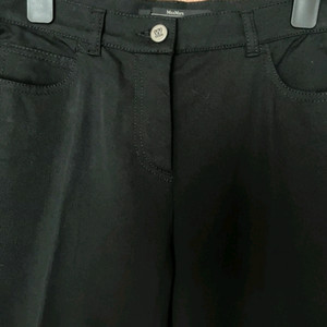 막스마라 일자 블랙바지