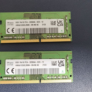 노트북용 ram ddr4,8기가 두개