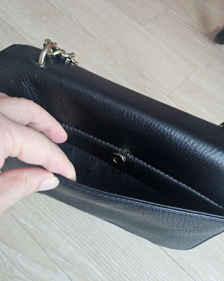 토리버치 블랙 체인 숄더백--3