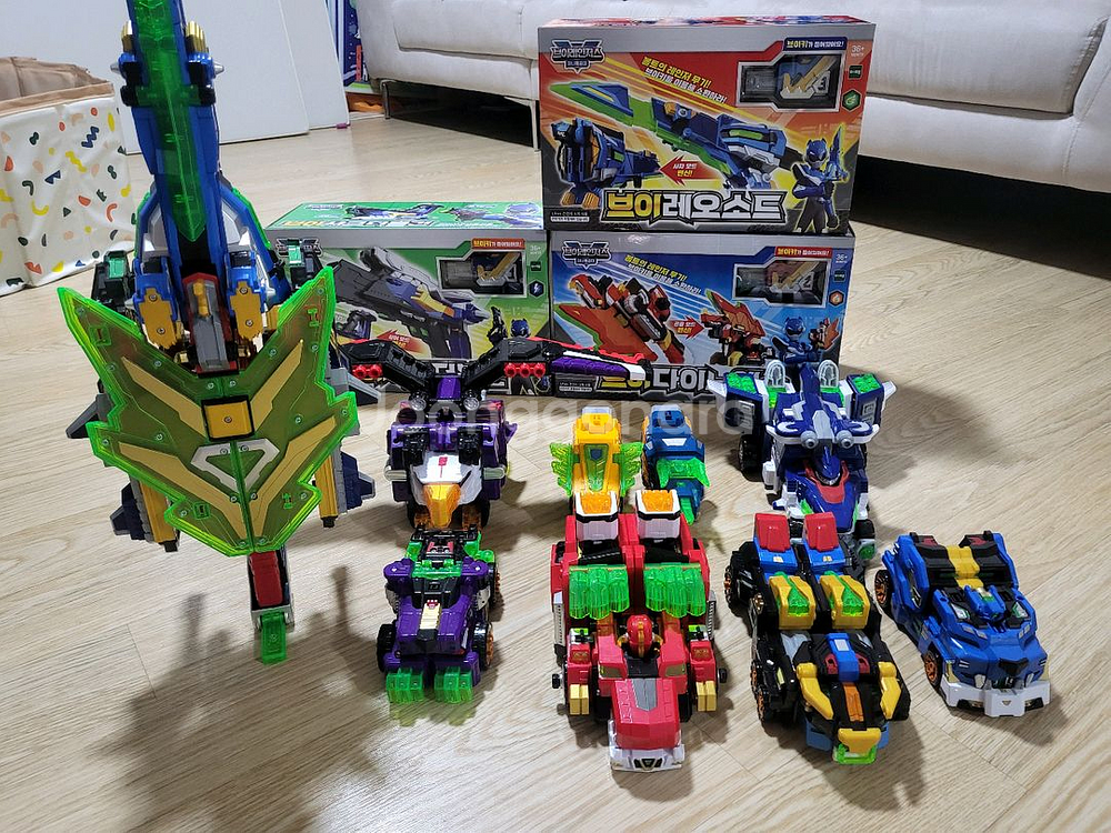 미니특공대 브이레인저스. 풀셋 (볼트레전트킹브이)--0