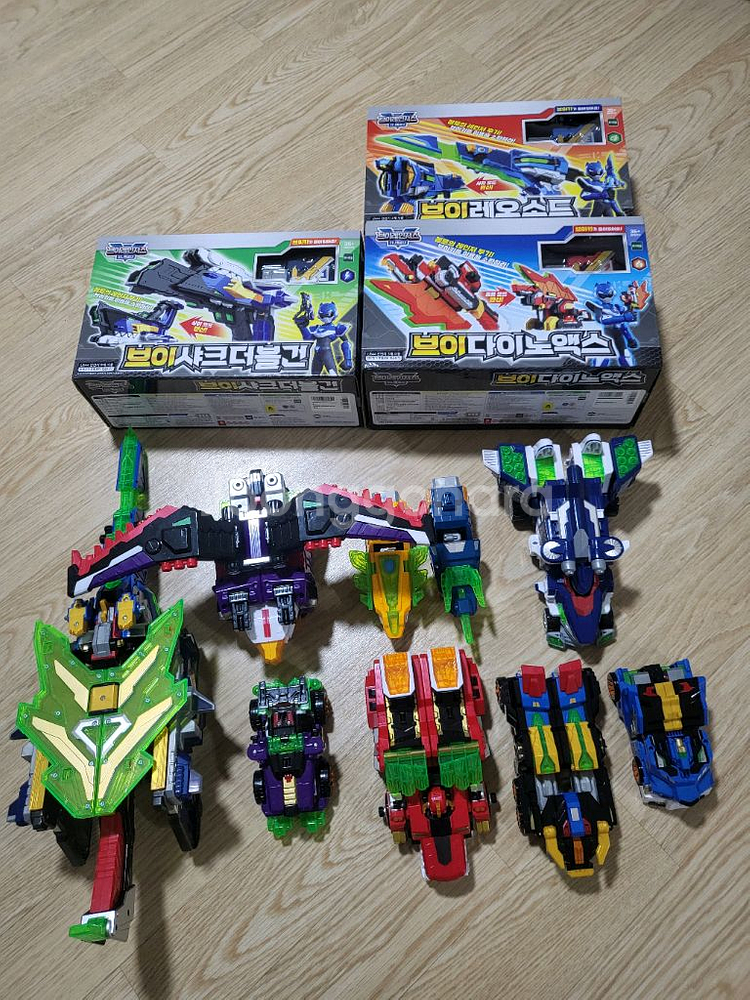 미니특공대 브이레인저스. 풀셋 (볼트레전트킹브이)--3