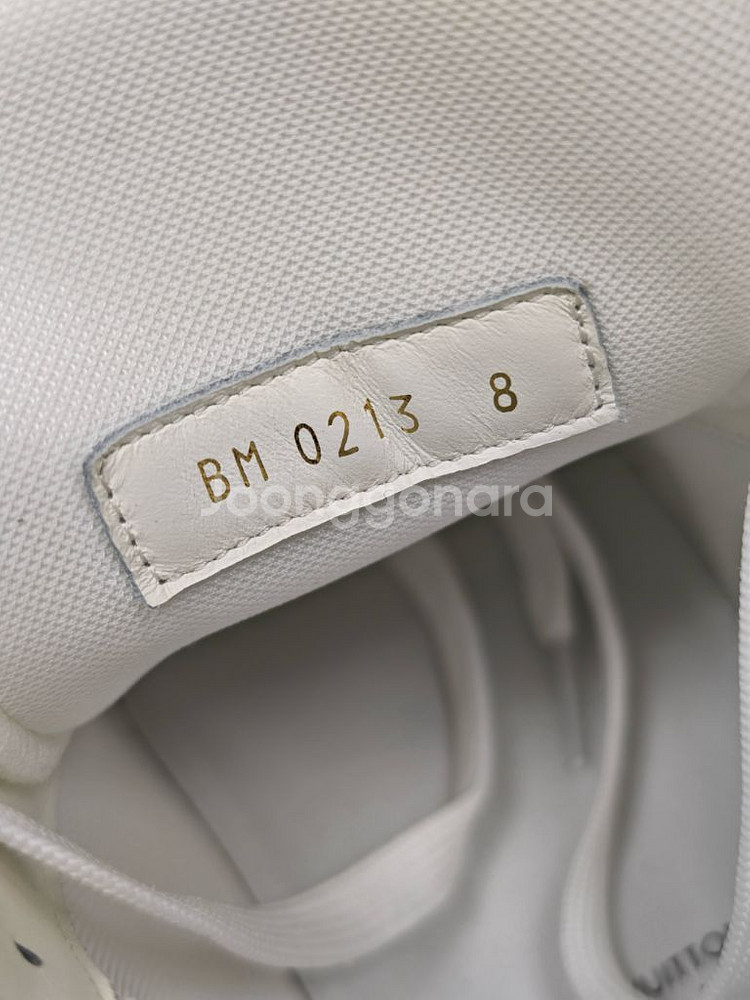 루이비통 LV 트레이너 스니커즈 모노그램 데님 블랙--4