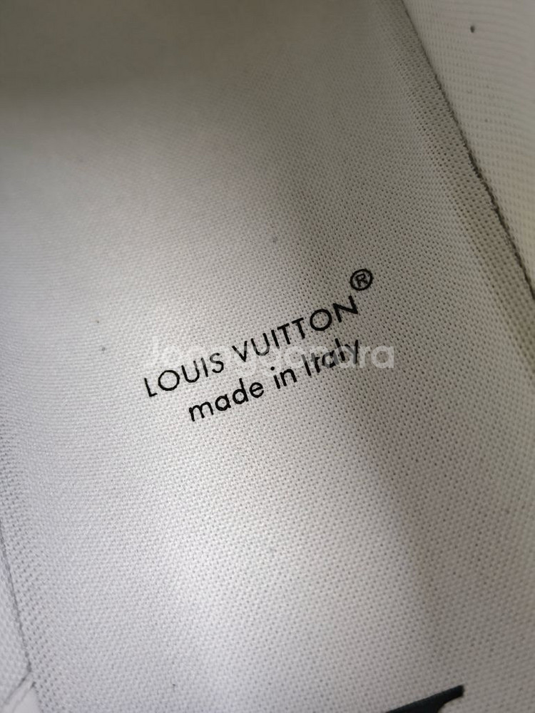 루이비통 LV 트레이너 스니커즈 모노그램 데님 블랙--5