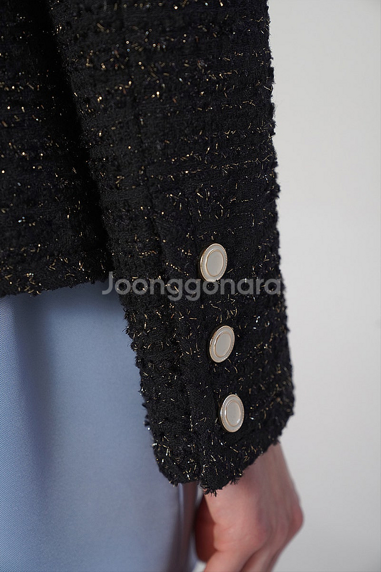 새상품) pelote 필로트 브레코 트위드자켓--3