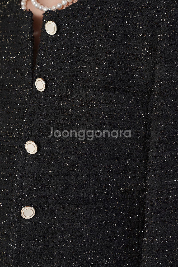 새상품) pelote 필로트 브레코 트위드자켓--4