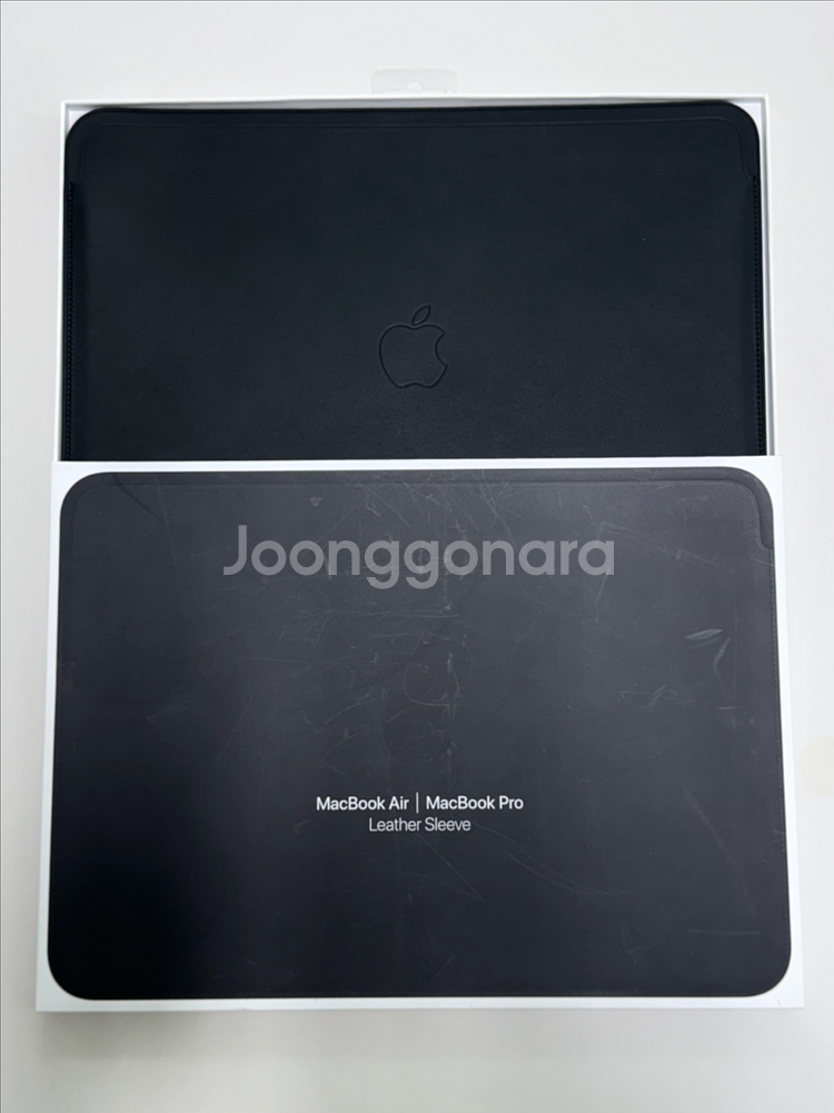 맥북에어/프로 가죽 슬리브 정품 새상품--1