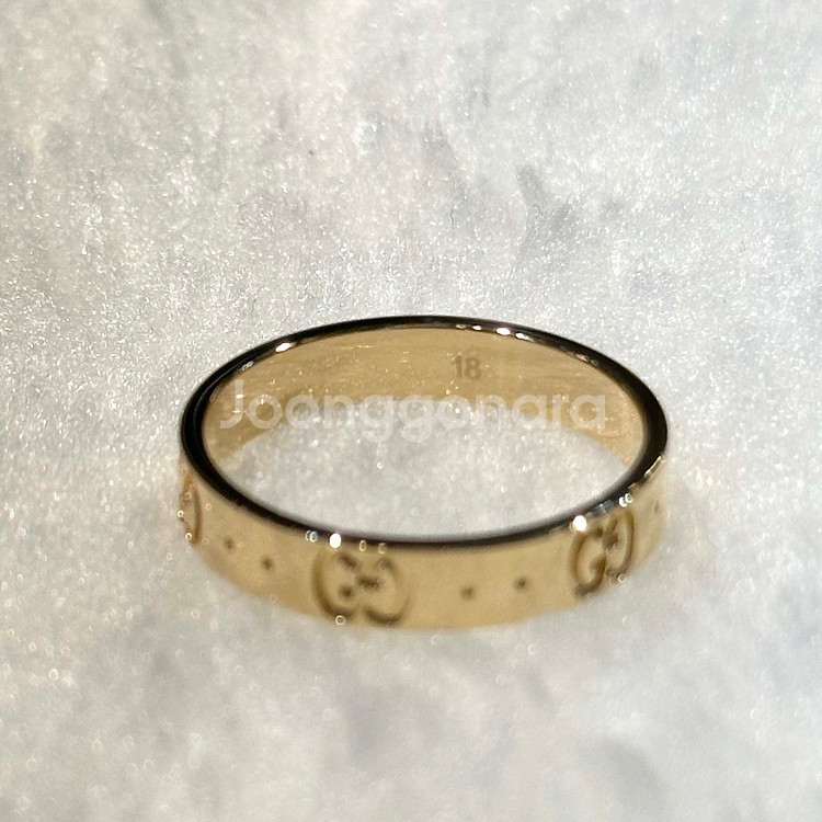 #18호 구찌 YG 아이콘 반지 4mm-H092602--2