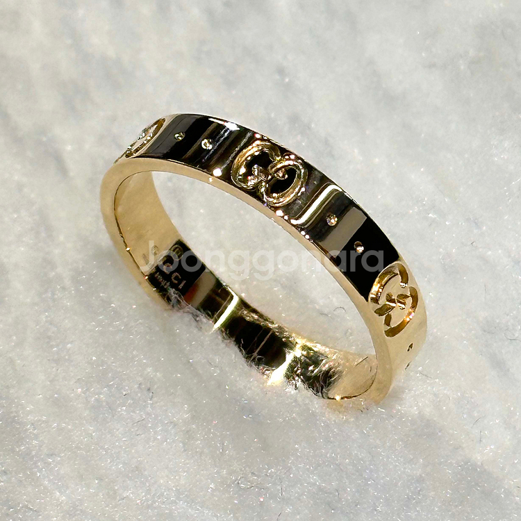 #18호 구찌 YG 아이콘 반지 4mm-H092602--3