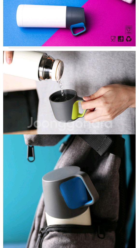 스텐 이중 텀블러 340ml--5