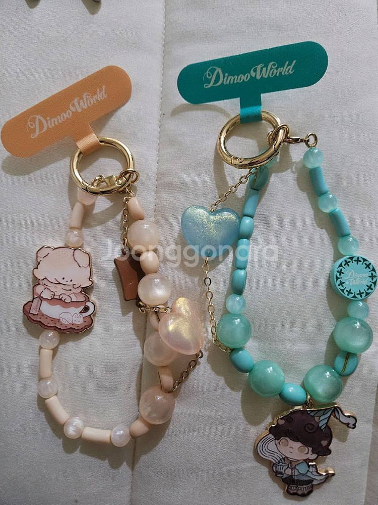 디무 휴대폰 스트랩 2개--0