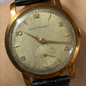 지라드페리고 14K 금통 수동 시계 (네고 가능)