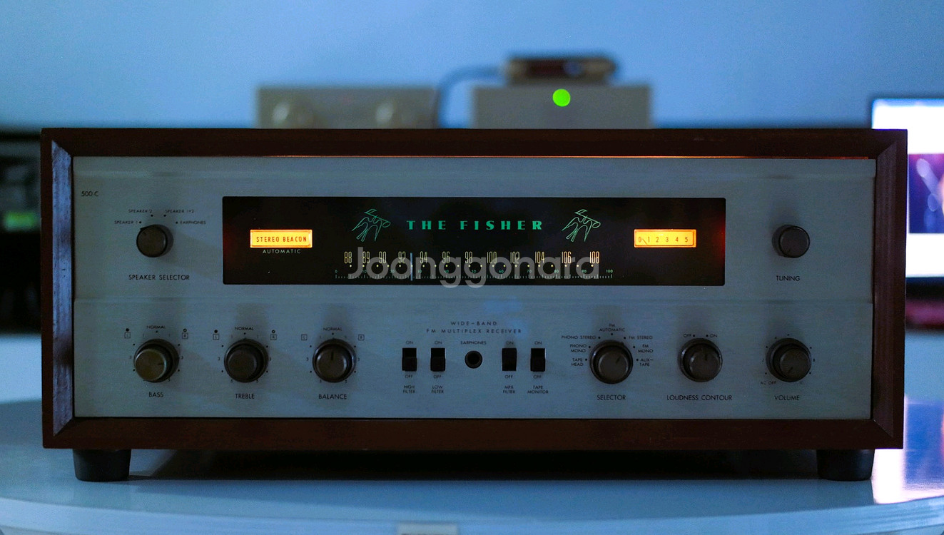 피셔 500C 진공관 리시버--1