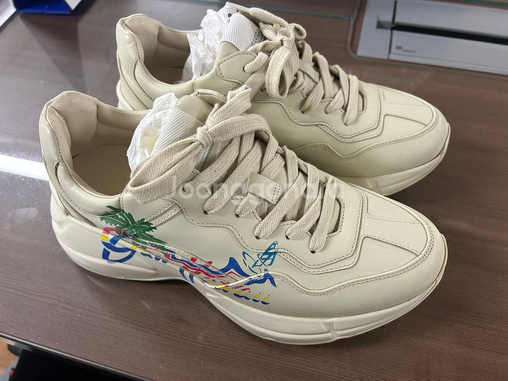 구찌 라이톤 하와이 여성 스니커즈 38(250mm)--0