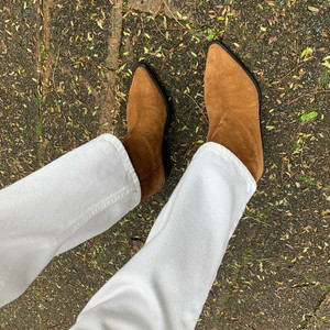 프레쉬라벨 어바인 웨스턴 미들 부츠 스웨이드 240