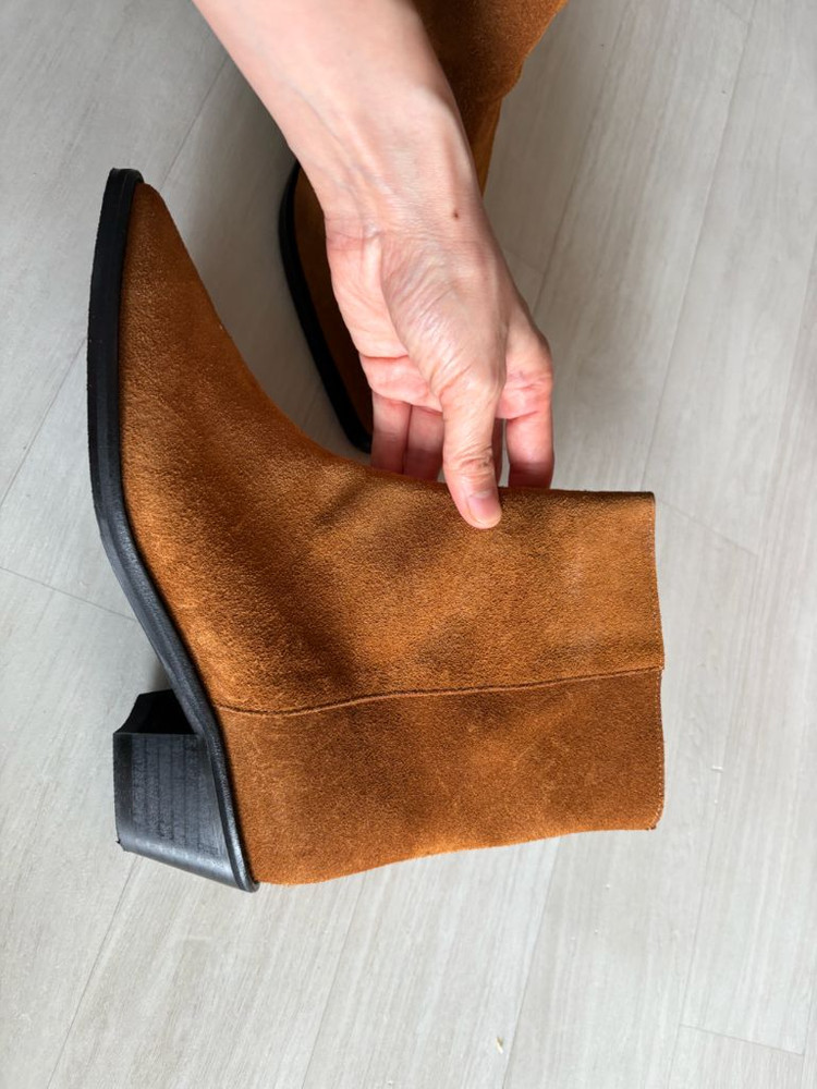 프레쉬라벨 어바인 웨스턴 미들 부츠 스웨이드 240--8