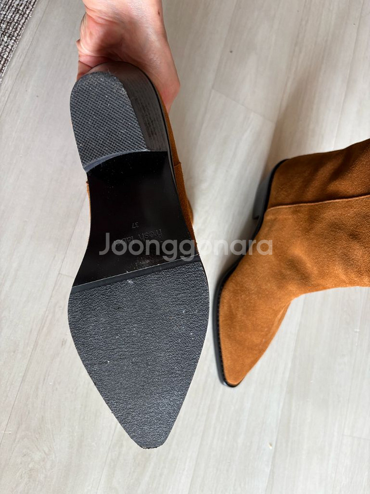 프레쉬라벨 어바인 웨스턴 미들 부츠 스웨이드 240--7