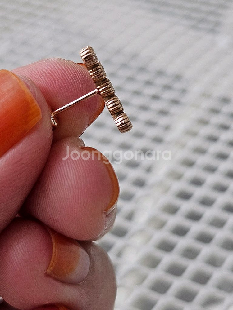 14k 다이아몬드 스틱 피어싱--2