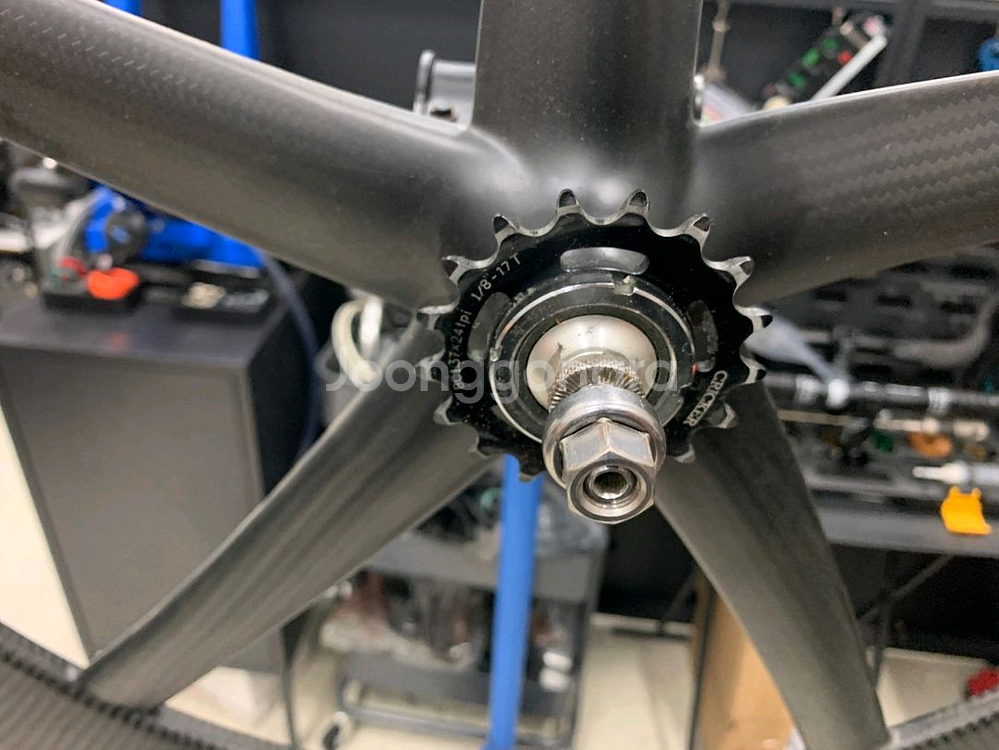 픽시자전거 카본 오발이 휠셋--3