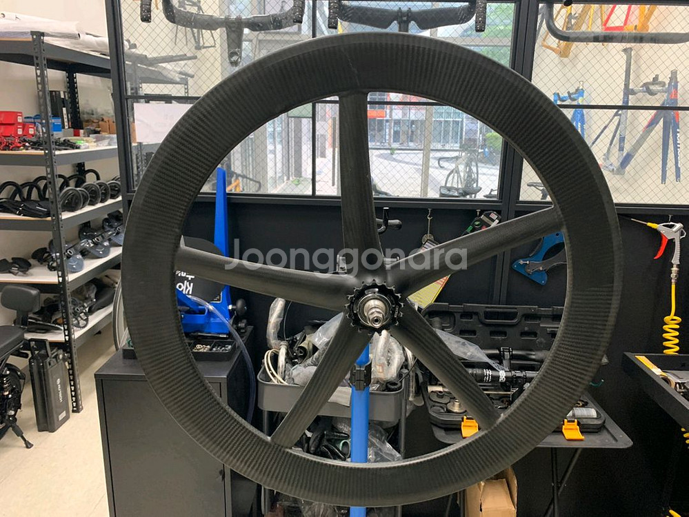 픽시자전거 카본 오발이 휠셋--1