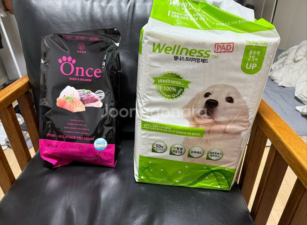 Once 덕앤살몬 사료 1.2kg + 웰니스 패드 50--0