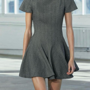 택달린) 자라 헤링본 플레어 원피스