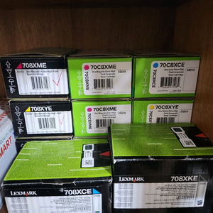 렉스마크 70C8X 구형 미개봉 708X 정품토너