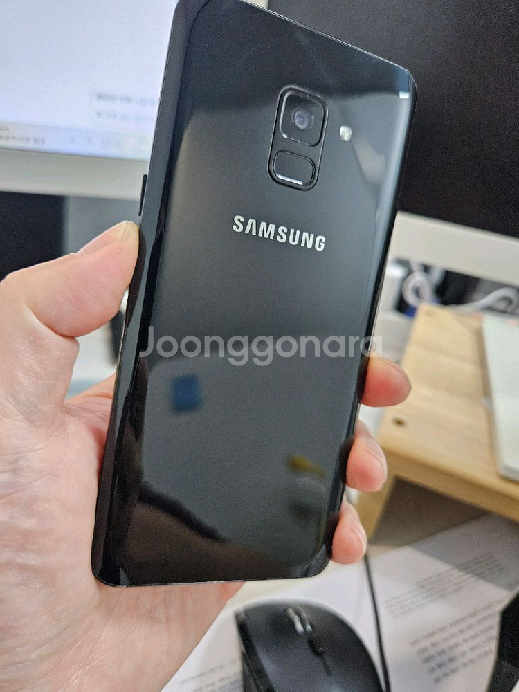 갤럭시 A8 2018 키즈폰 실버폰--5